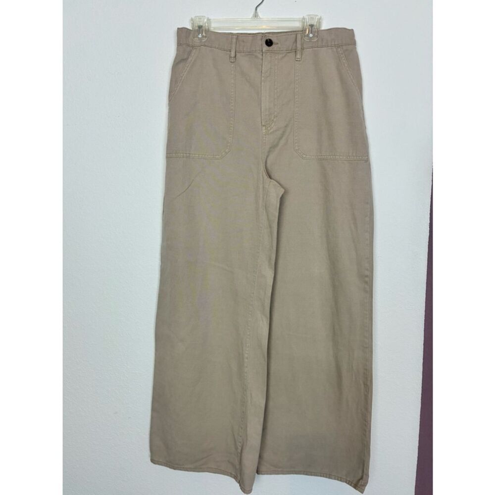 High Waist Extra Wide Leg Pants w/ utility pockets.